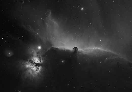 Barnard 33 und NGC 2024 - Pferdekopfnebel und Flammennebel