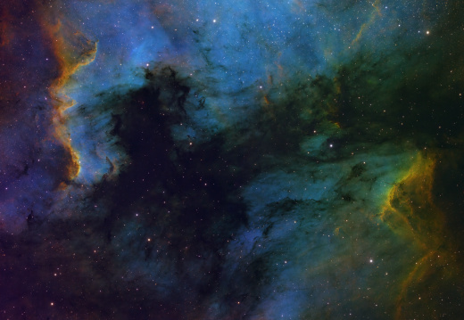 NGC 7000 und IC 5070 - Nordamerika- und Pelikannebel
