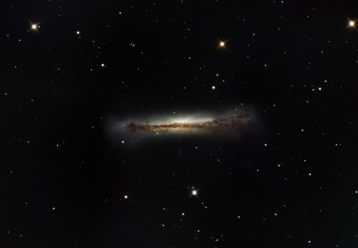 NGC 3628 - Die Hamburger Galaxie